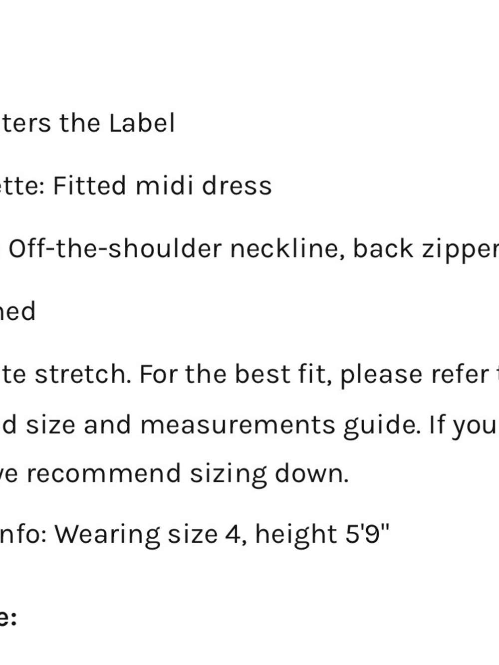 Black Off-Shoulder High-Low Ruffle Hem Dress - Picture 13 of 16